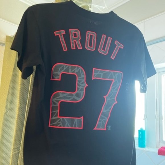 CLEARANCE Mike Trout Black T-shirt - Picture 2 of 5